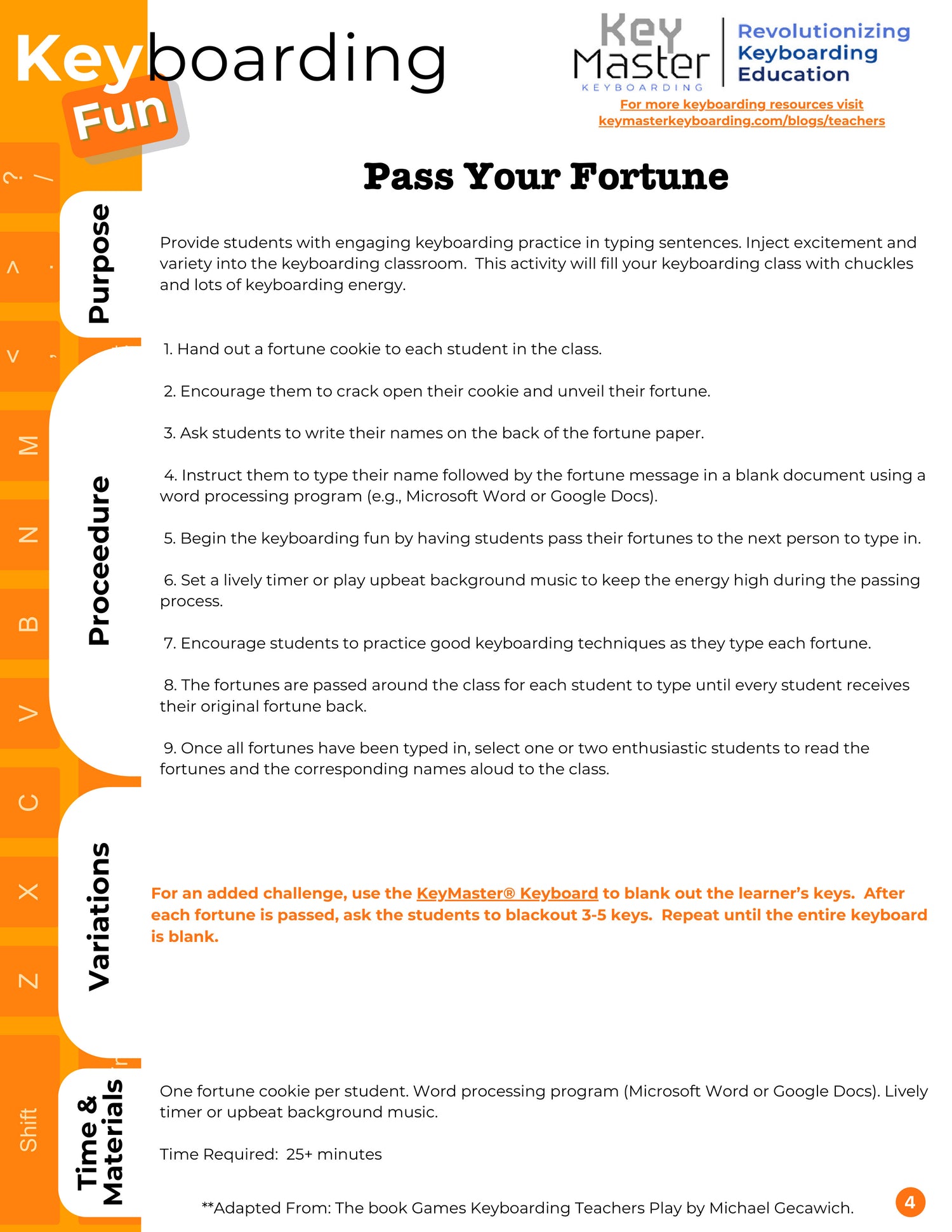 Type Faster, not Harder: Keyboarding Teacher Resource eBook