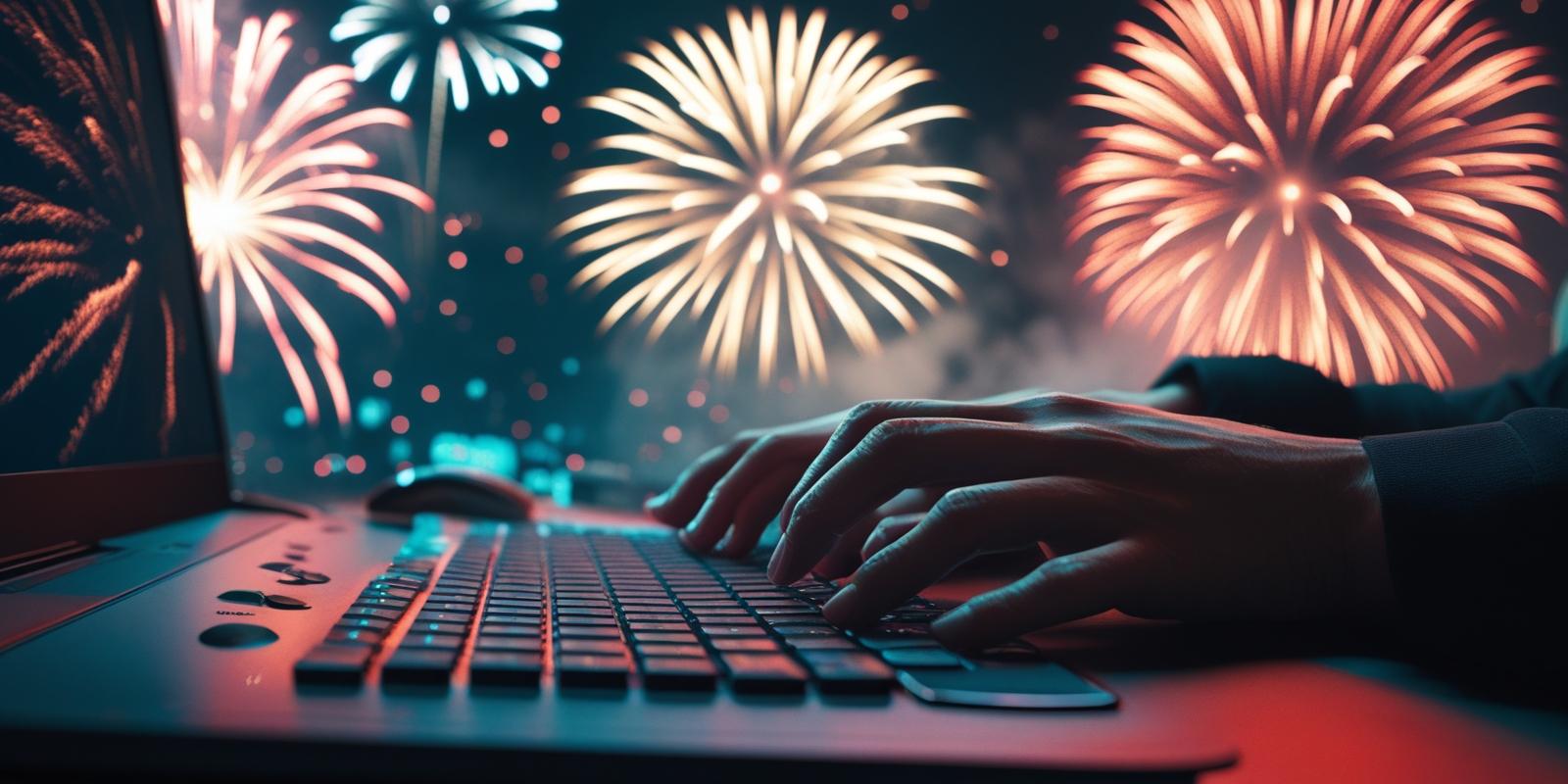 Typing Fireworks