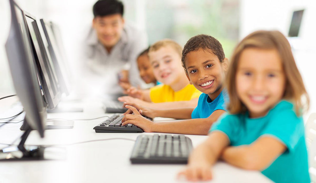 Computer Keyboarding Class Hider Learn to Type Keyboard | Easily Hide or Show Key Lettering