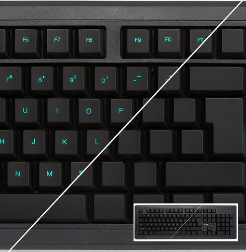 Learn how to touch type keyboard for teaching typing mastery.  Easily show or hide key visibility by turning on or off key lighting.  KeyMaster Learning Lights Keyboard with blank or visible keys for student keyboarding instruction